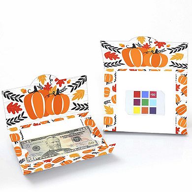 Big Dot Of Happiness Fall Pumpkin Halloween Thanksgiving Party Money & Gift Card Holders 8 Ct