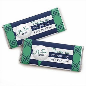 Big Dot Of Happiness Par-tee Time - Golf - Candy Bar Wrappers Party Favors - 24 ct