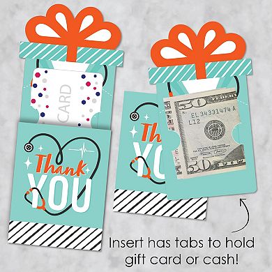 Big Dot Of Happiness Thank You Doctors Appreciation Week Nifty Gifty Card Holders 8 Ct