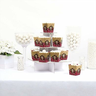 Big Dot Of Happiness Little Cowboy - Mini Favor Boxes - Western Party Treat Candy Boxes 12 Ct