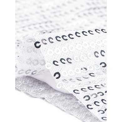 Plus Size Sequin Skirt For Women High Waist Sparkle Bodycon Pencil Skirts Night Out Party