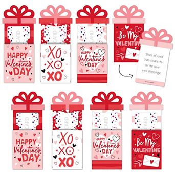 Big Dot Of Happiness Assorted Valentine's Day Money & Gift Card Nifty Gifty Card Holders 8 ct