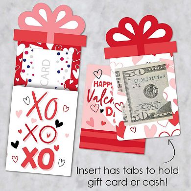 Big Dot Of Happiness Assorted Valentine's Day Money & Gift Card Nifty Gifty Card Holders 8 Ct