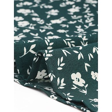 Plus Size Skirts For Women Pleated Elastic High Waist Midi Casual With Pockets