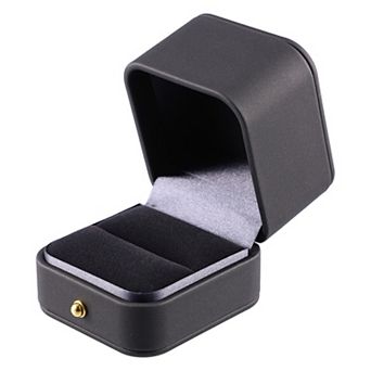 Single Ring Box Jewelry Storage Display Stand Ring Organizer Case Plastic Gift Box For Wedding