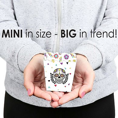 Big Dot Of Happiness Day Of The Dead Mini Favor Box Sugar Skull Party Treat Candy Boxes 12 Ct