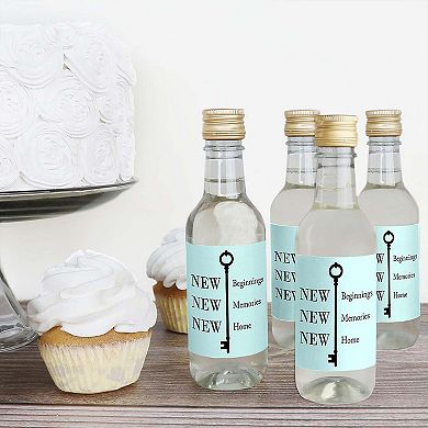 Big Dot Of Happiness Home Sweet Home Mini Wine Bottle Label Stickers Housewarming Favor 16 Ct
