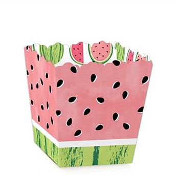 Big Dot Of Happiness Sweet Watermelon - Mini Favor Boxes Fruit Party Treat Candy Boxes 12 ct