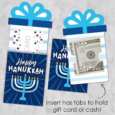 Big Dot Of Happiness Hanukkah Menorah Holiday Party Money Nifty Gifty Card Holders 8 Ct