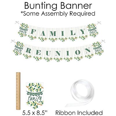 Family Tree Reunion Table Decoration Kit - Centerpieces & Confetti For Family Gathering, Party, Or Picnic Decor 2 thumbnail image