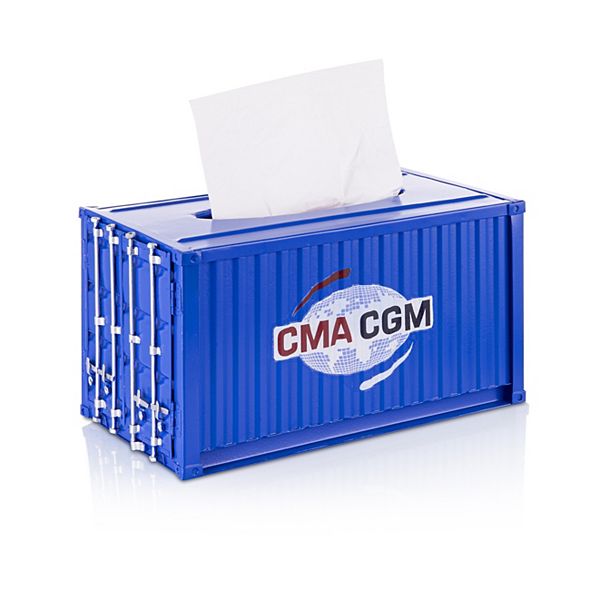 Metal Shipping Container Tissue Box Cover