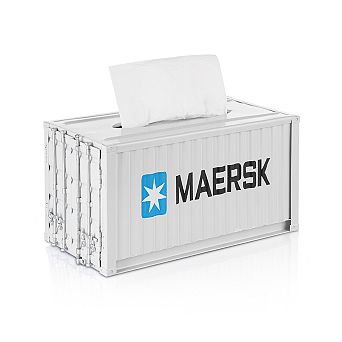 Metal Shipping Container Tissue Box Cover