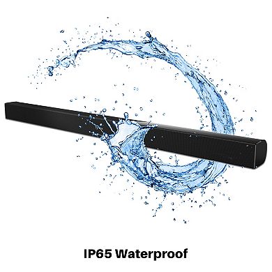 Bluetooth Tv Soundbar  Ip65 Waterproof, 2.0 Channel A2dp,hdmi, Optical In, Coaxial, Usb, Ac In