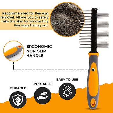 Precious Tails Double Sided Pin Comb
