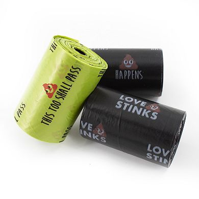 Precious Tails 240 Count Humorous Pet Waste Bags