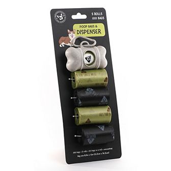 Precious Tails 100 pc Pet Waste Bags With Dispenser