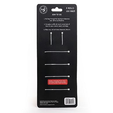 Precious Tails 100 Piece Pet Waste Bags With Dispenser