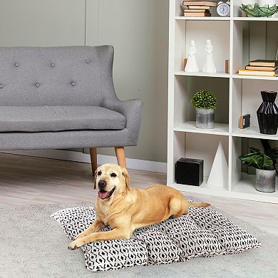 Precious Tails Details Printed Microsuede Tufted Mat