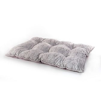 Precious Tails ELLE Microsuede Tufted Mat Plush Bottom Pet Bed