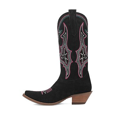 Dingo Women's Hot Sauce Embroidered Leather Cowboy Boots