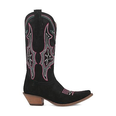 Dingo Women's Hot Sauce Embroidered Leather Cowboy Boots