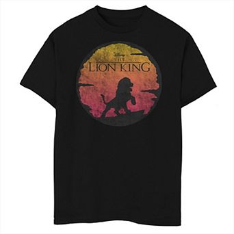 Disney's The Lion King Sunset Roar Boys Husky Graphic Tee