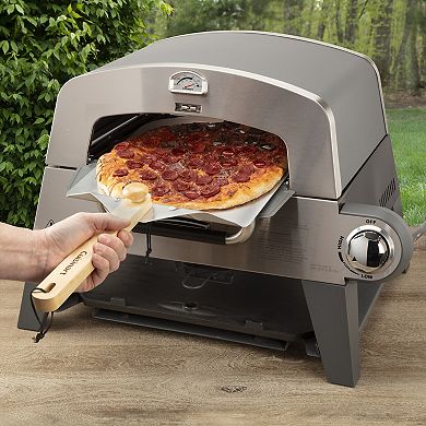 Cuisinart® 12" Aluminum Pizza Peel with Collapsible Wooden Handle