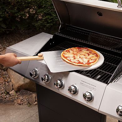 Cuisinart® 12" Aluminum Pizza Peel with Collapsible Wooden Handle