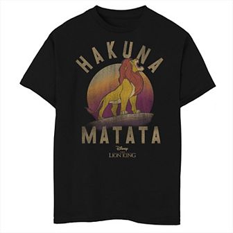 Disney's The Lion King Simba Hakuna Matata Roar Boys Husky Graphic Tee