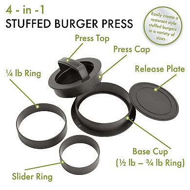 Cuisinart Outdoor 4-in-1 Stuffed Burger Press