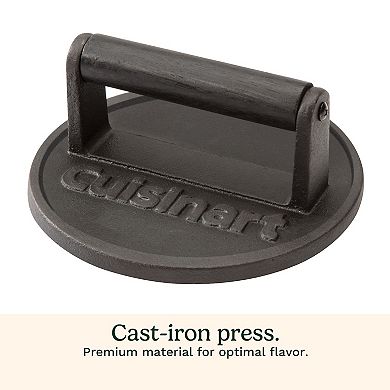 Cuisinart® Cast Iron Smashed Burger Press Tool