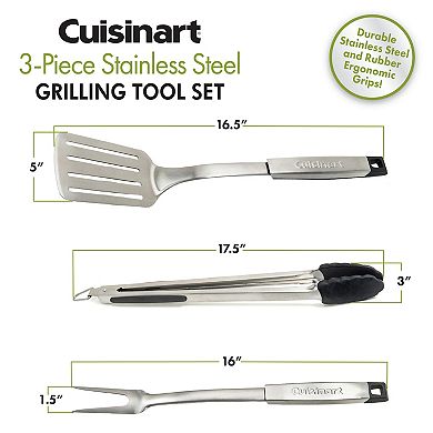 Cuisinart® 3-Piece Professional Grill Tool Set
