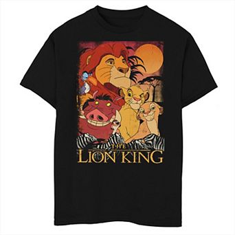 Disney's The Lion King Collage Poster Boys Husky Graphic Tee