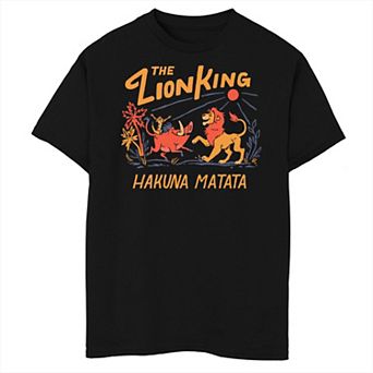Disney's The Lion King Buddies Dancing Boys Husky Graphic Tee