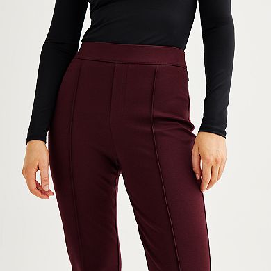 Women's Nine West Pintuck Bootcut Ponte Pants