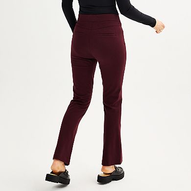 Women's Nine West Pintuck Bootcut Ponte Pants
