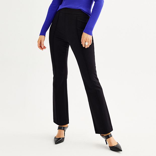 Women's Nine West Pintuck Bootcut Ponte Pants