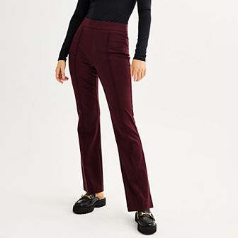Women's Nine West Pintuck Bootcut Ponte Pants