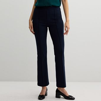 Women's Nine West Pintuck Bootcut Ponte Pants