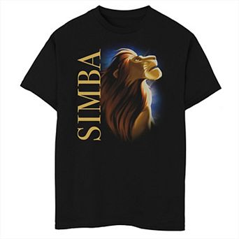 Disney's The Lion King Simba Profile Boys Husky Graphic Tee