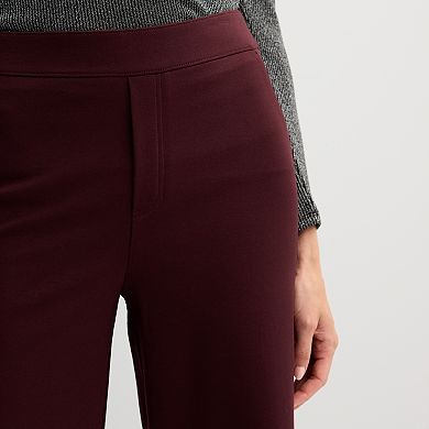 Women's Nine West High-Rise Wide-Leg Ponte Pants
