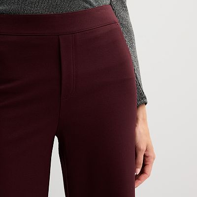 Ponte Pant Nine West Leggings Women's Nine West High-Rise Wide-Leg