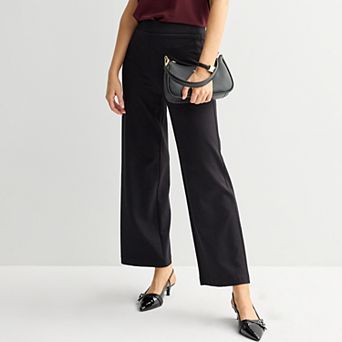 Women's Nine West High-Rise Wide-Leg Ponte Pants