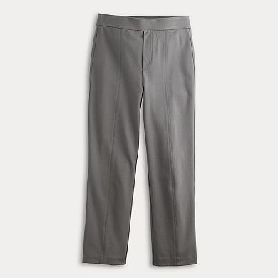 Women's Nine West High Rise Slim-Straight Ponte Pants
