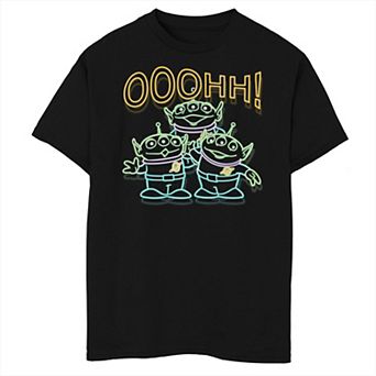 Disney / Pixar's Toy Story Neon Light Aliens Boys Husky Graphic Tee