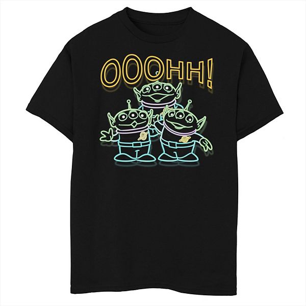 Disney / Pixar's Toy Story Neon Light Aliens Boys Husky Graphic Tee