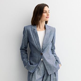 Women's Nine West Peak Lapel Blazer