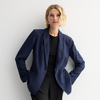 Women's Nine West Peak Lapel Blazer