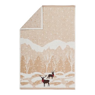 St. Nicholas Square® Winter Reindeer Hand Towel