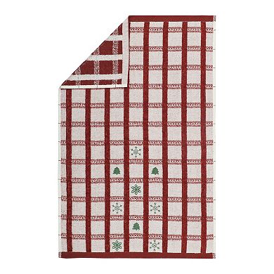 St. Nicholas Square® Tree Plaid Hand Towel